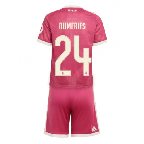Real Madrid Denzel Dumfries #24 Maglia Gara Terza Repliche 2026-27 Bambino Maniche Corte Real Madrid Denzel Dumfries #24 Maglia Gara Terza Repliche 2026-27 Bambino Maniche Corte